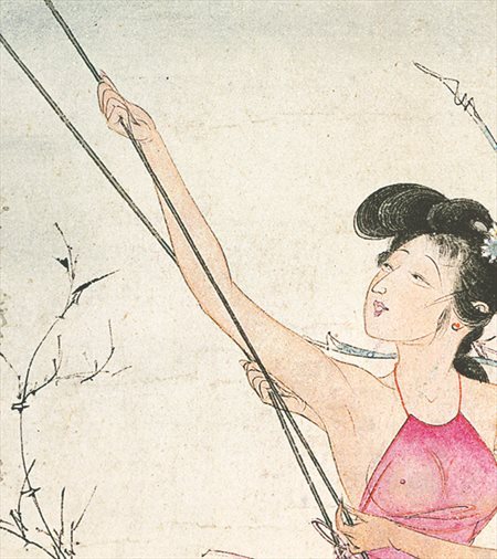 辽宁省-胡也佛的仕女画和最知名的金瓶梅秘戏图